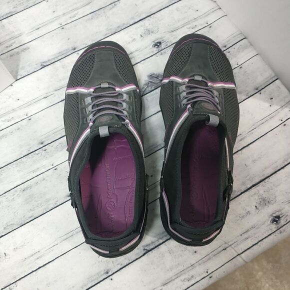 J-41 Shoes Womens SZ 11 Tahoe Water Ready Flats Slip On Sneakers Gray Textile - Picture 4 of 8